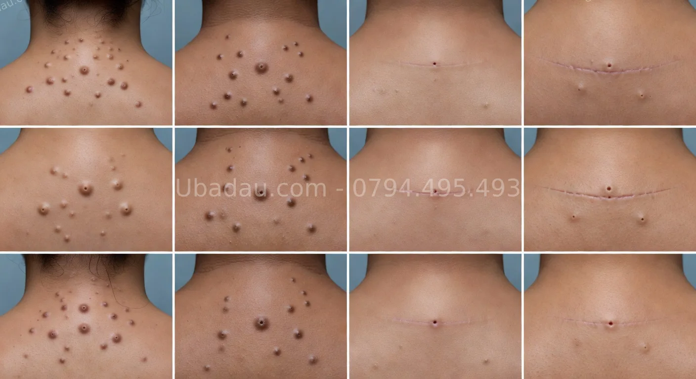 hình ảnh u bã đậu