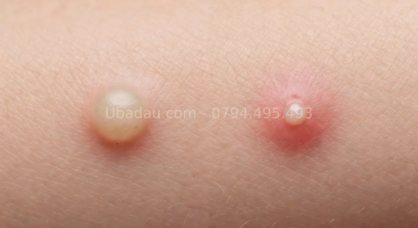 phân biệt u bã đậu và mụn phân biệt u bã đậu và mụn