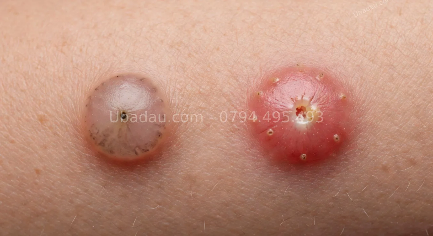 phân biệt u bã đậu và mụn phân biệt u bã đậu và mụn