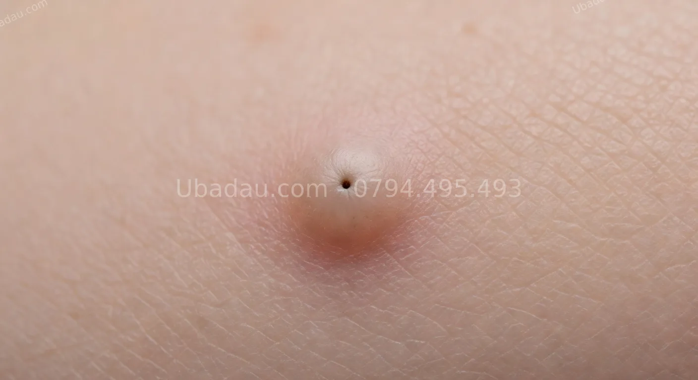 triệu chứng u bã đậu