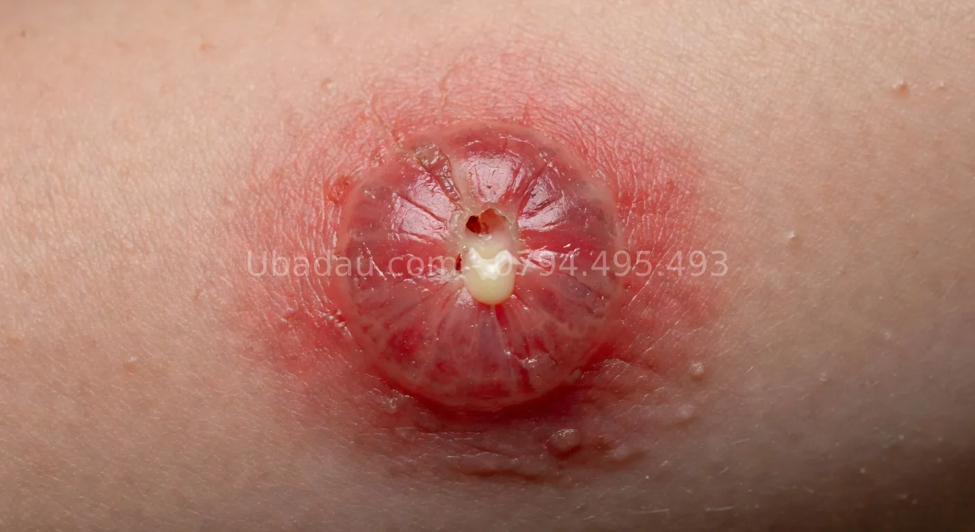 u bã đậu bội nhiễm nguy hiểm