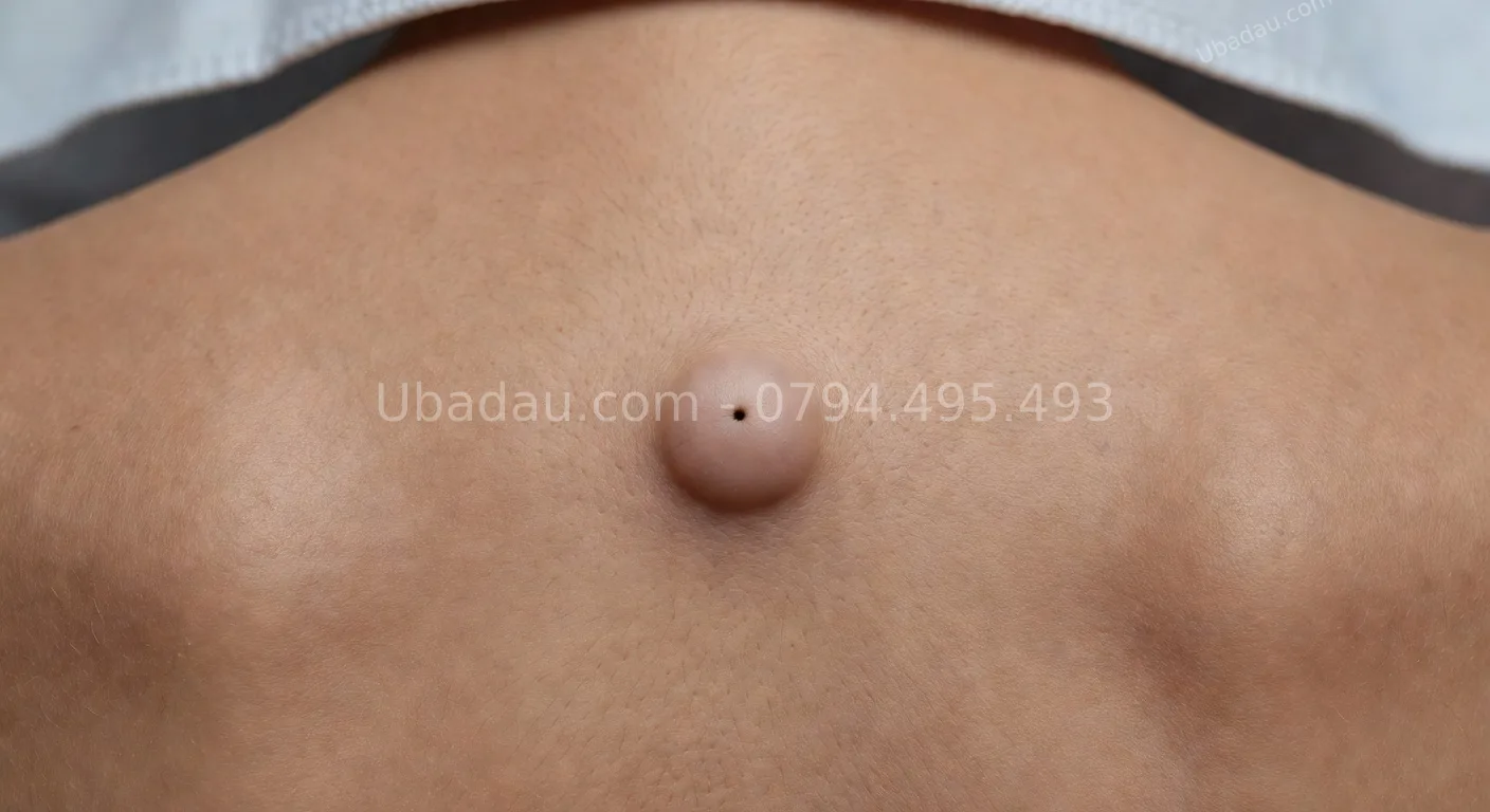 u bã đậu ở lưng