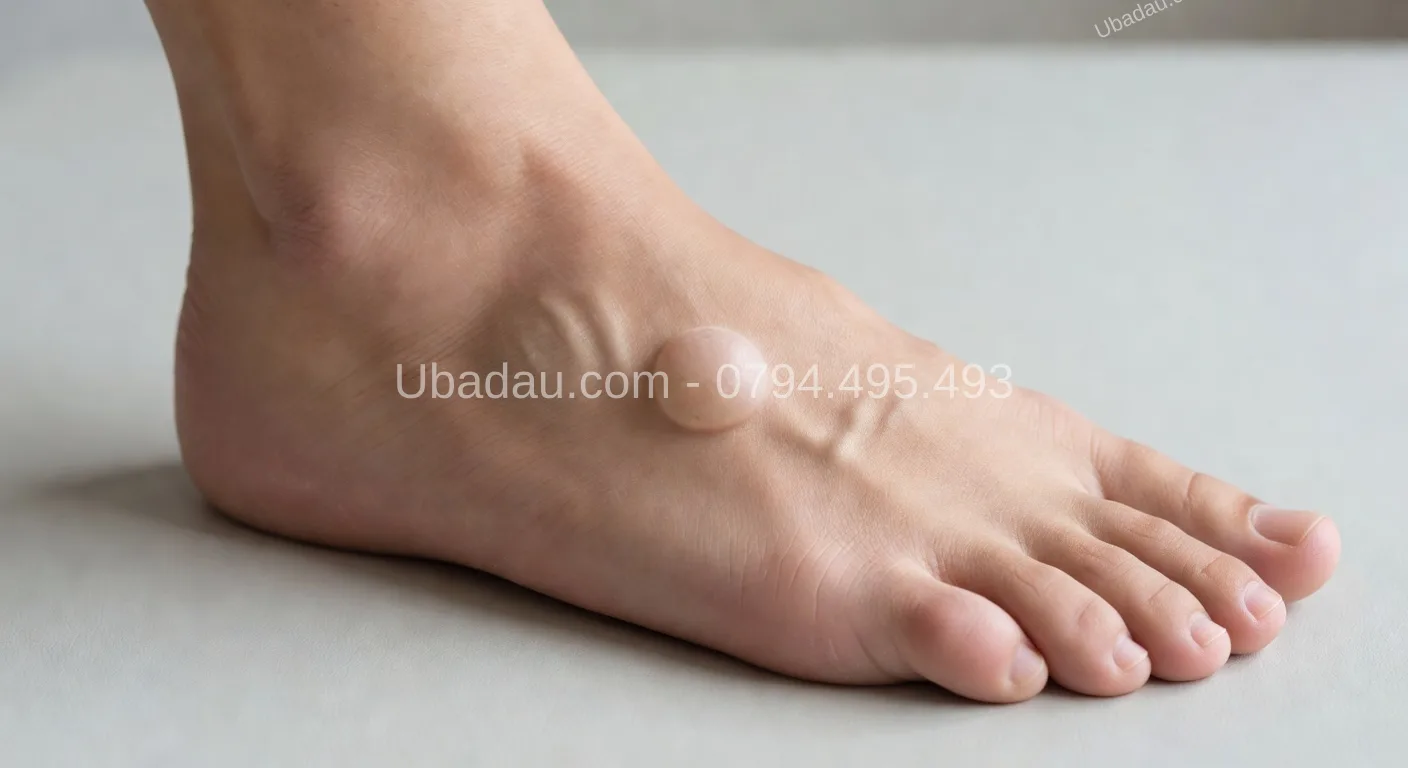 u bao hoạt dịch ở bàn chân