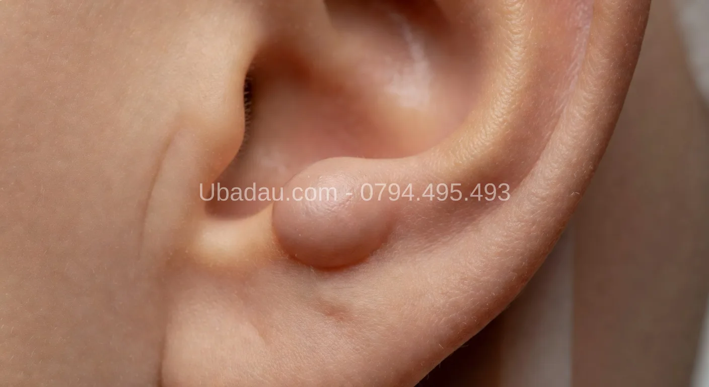 triệu chứng u sụn vành tai